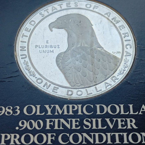 1983 USA Olympic Silver Dollar Proof Coin
