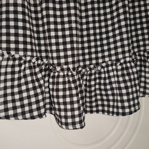Mini checkered dress H&M like new, black and white, size L