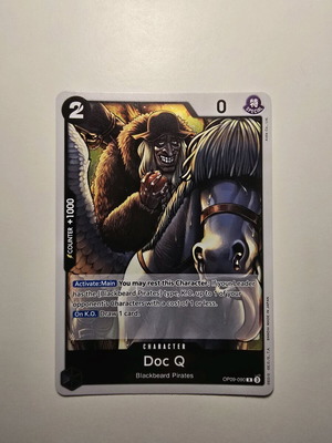 Doc Q One Piece Card Game OP09-090 like new