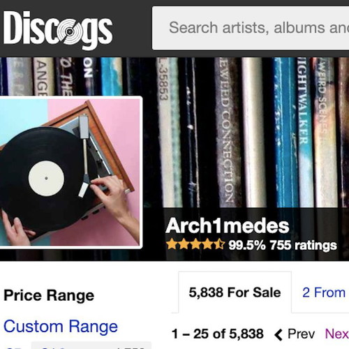 Large record collection with over 5,500 pieces