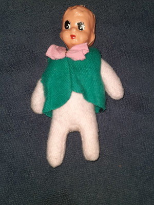 Doll used, 15 centimeters old