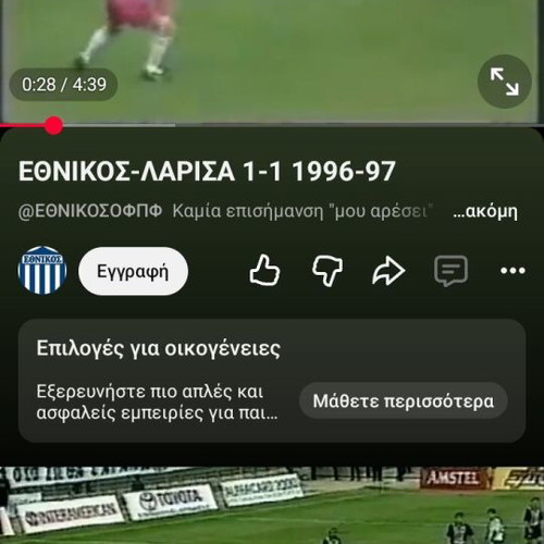 Ethnikos Piraeus match worn football jersey 1996-97 XL