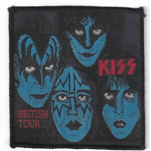KISS Creatures of the Night British Tour woven patch new