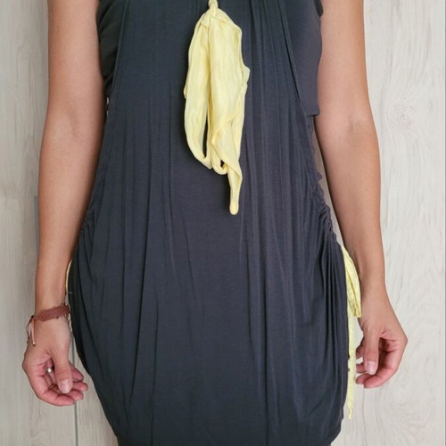 BSB dress small, like new, gray, elastic fit