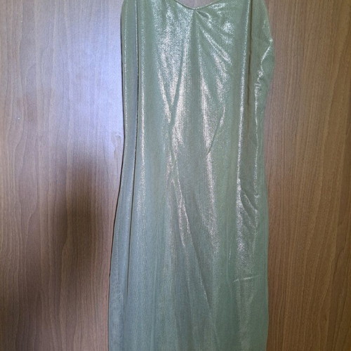 Veloudakis double dress used, black and gold, size XS