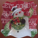 Christmas plate new