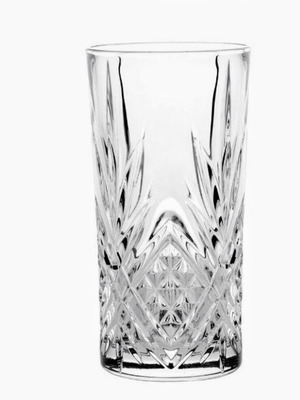 Carved water glass 365ml new