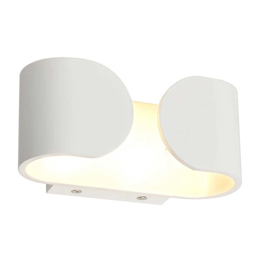 White metal wall lights set of 4 like new
