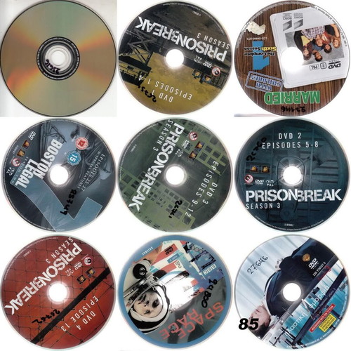 DVD pack of 9 used series with subtitles