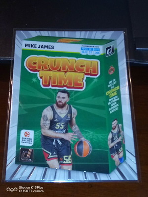 Mike James Crunch Time panini donruss Euroleague 2023-24