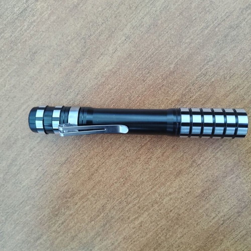 Flashlight used, metal body