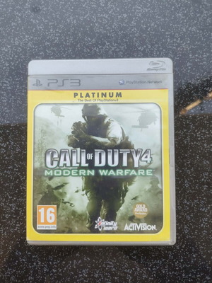 Call of Duty 4 Modern Warfare PS3 game, good condition