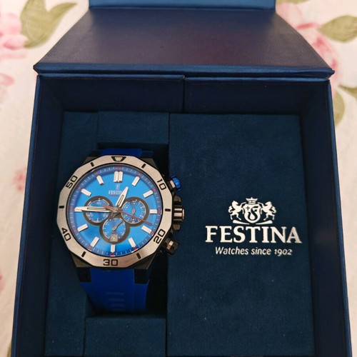 Festina F20450 Chrono Bike 44mm μπλε καινούργιο