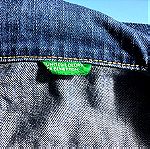 Βρεφικό μπουφάν jeans Benetton σε πολύ καλή κατάσταση για 24 μηνών .