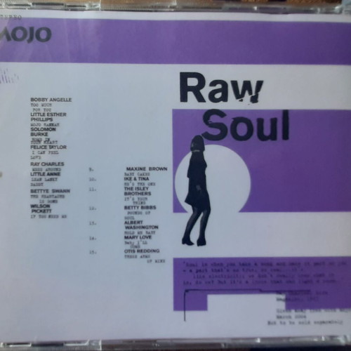 Raw Soul CD like new, R&B and soul collection