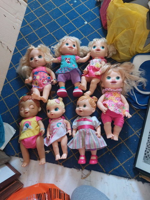 Baby Alive λειτουργικές κούκλες πακέτο σε καλή κατάσταση