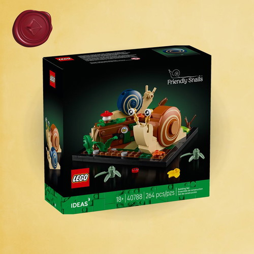 Lego Ideas Friendly Snails 40788 new, collectible set