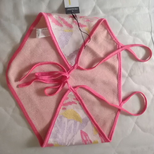 Top blouse new pink summer backless size L