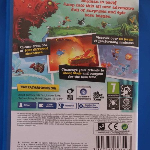 Rayman Origins Playstation Vita used