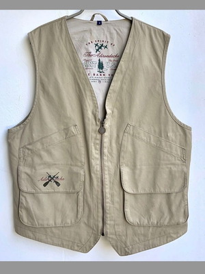 GANT men's beige vest size M used Safari style