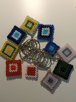 Handmade colorful keychain new