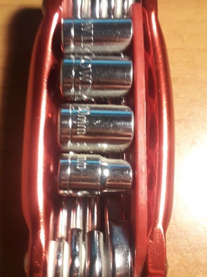 Multitool new, essential for trips and camping