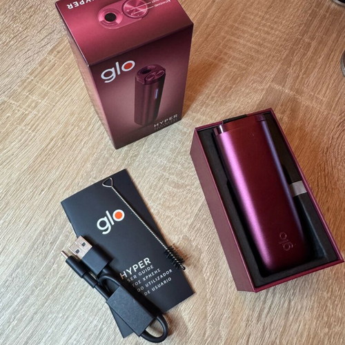 Glo device burgundy like new