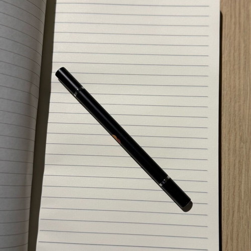 Notebook agenda with pen new