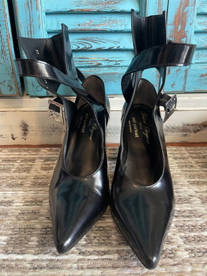 Γόβες μεταχειρισμένες από Ισπανό σχεδιαστή, μαύρες, μέγεθος 37