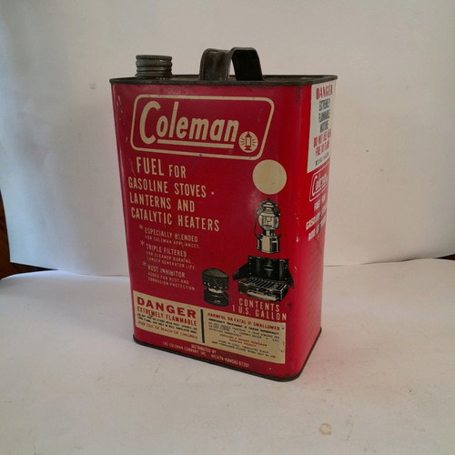 Coleman metal container used