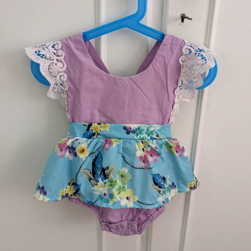 Swimsuit used for 80 cm baby girl, 100% cotton