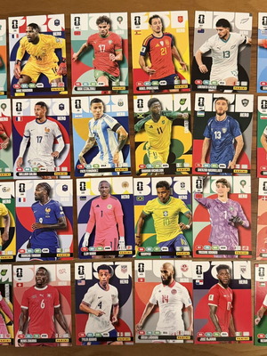 Panini Adrenalyn Cards like new, all cards included