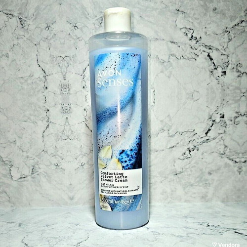 Avon Senses Comforting Velvet Latte Creamy Body Shower Gel new 500ml