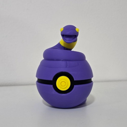 Ekans Pokéball with keychain made to order