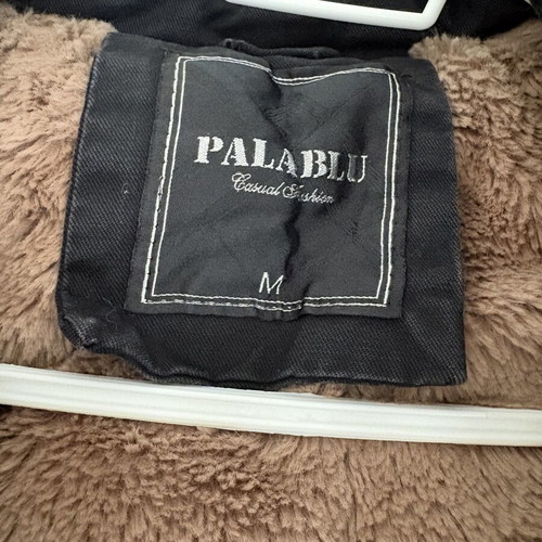 Palablu unisex jacket with removable fur and hood, black