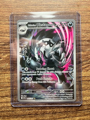 Pokémon TCG card Galarian Obstagoon Ascended Heroes new