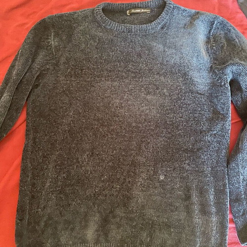Aristoteli Bitsiani knitted sweater like new, dark blue