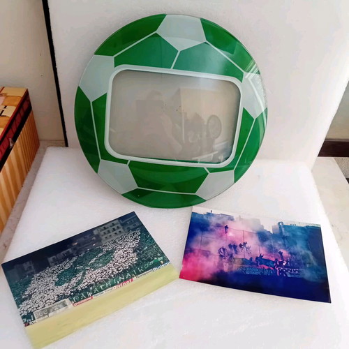 Panathinaikos vintage glass frame collectible in good condition