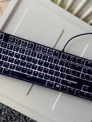 Cooler Master MasterKeys Lite L RGB gaming keyboard used