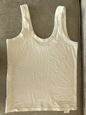 Alexander Wang Ribbed Tank Top, white, size M