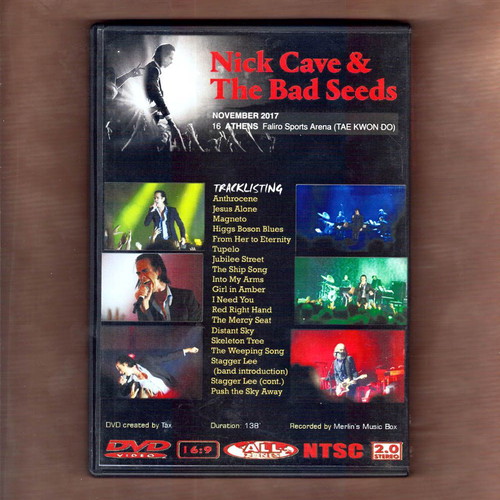 Nick Cave & The Bad Seeds Live in Athens DVD like new, rock