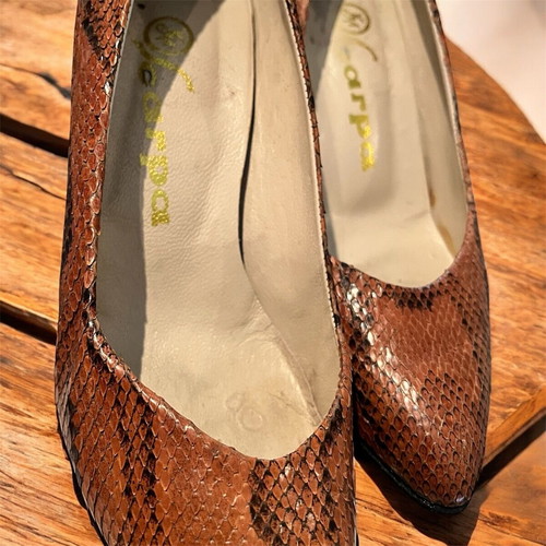 Scarpa 37 brown leather pumps like new