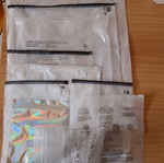 Zip Bags pack of 8 with 2 small gift bags without zip