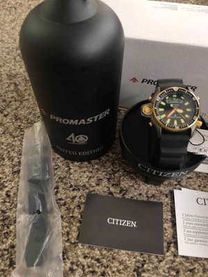 Citizen Promaster Aqualand 40th Limited Edition Black Rubber Strap