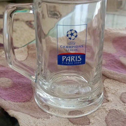 Heineken UEFA Champions League Paris 2006 glasses like new, set of 6