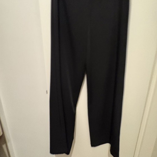 Zara Black Asymmetrical Wide-Leg Trousers like new, size S