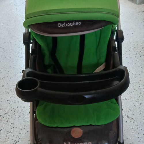 Beboulino Baby Stroller like new with adjustable handle and footmuff