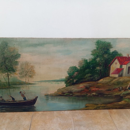 Oil Painting on Canvas used, 1.20x60 m