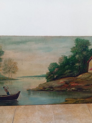 Oil Painting on Canvas used, 1.20x60 m