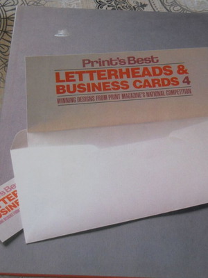 Print'sBest Letterheads & Bussinesscards4 hard book like new